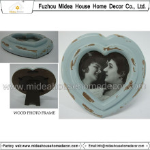 Cute Wooden Heart-Shaped Photo Frame